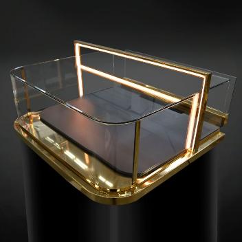 Встраиваемая витрина Glassier Luxury Gold в Екатеринбурге