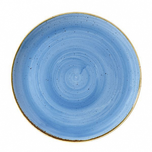Тарелка мелкая 26см, без борта, StoneCast, цвет Cornflower Blue SCFSEV101 купить в Екатеринбурге