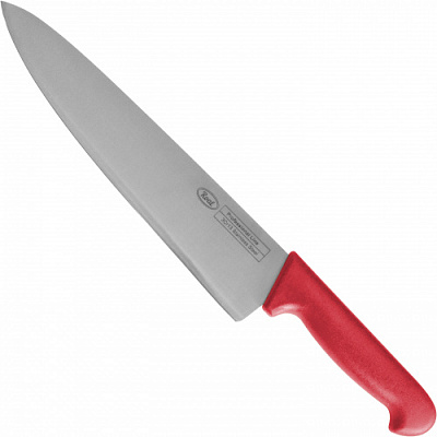 Шеф-нож 25см Roal красная пластиковая ручка купить в Екатеринбурге