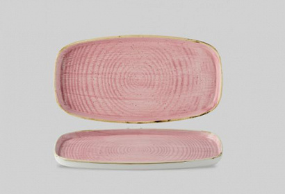 Блюдо  ChefS 30х15,4см, с бортом, StoneCast, цвет Petal Pink SPPSWO291 купить в Екатеринбурге