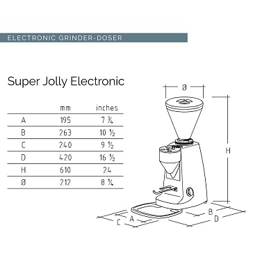 Кофемолка Mazzer Super Jolly Electronic