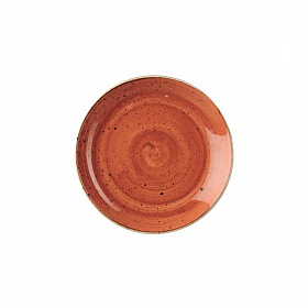 Тарелка мелкая 16,5см, без борта, StoneCast, цвет Spiced Orange SSOSEVP61 купить в Екатеринбурге