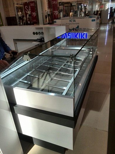 Витрина для мороженого EntEco Немига Cube ВНУ 150 ICE купить в Екатеринбурге