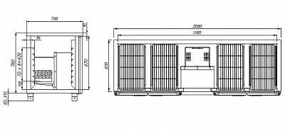 Шкаф холодильный T70 M4-1-G (4GNG/NT Carboma) без борта (0430-1 корпус нерж) купить в Екатеринбурге