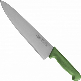 Шеф-нож 25см Roal зеленая пластиковая ручка купить в Екатеринбурге