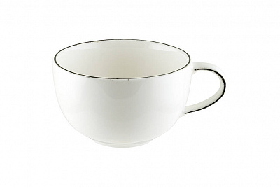 Bonna Чашка для капучино E104 RIT05 CPF (350 мл, темный край) купить