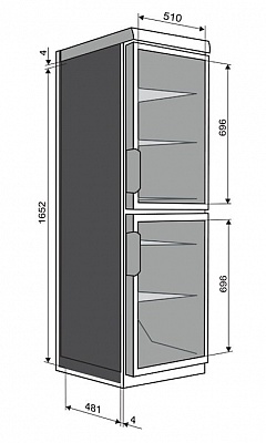Шкаф холодильный Snaige CD35DM-S300CD10 (CD 400-1311) купить в Екатеринбурге