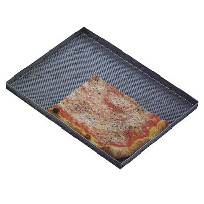 Противень для пиццы 60х40см h2см, перфорированный, нерж.сталь 582/40LC купить в Екатеринбурге