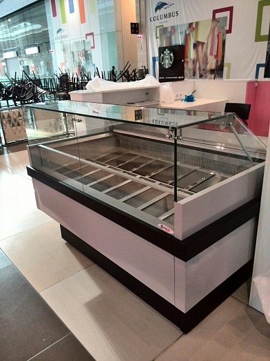 Витрина для мороженого EntEco Немига Cube ВНУ 120 ICE купить в Екатеринбурге