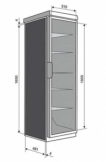 Шкаф холодильный Snaige CD35DM-S302SDX5 (CD 400-1221) купить в Екатеринбурге