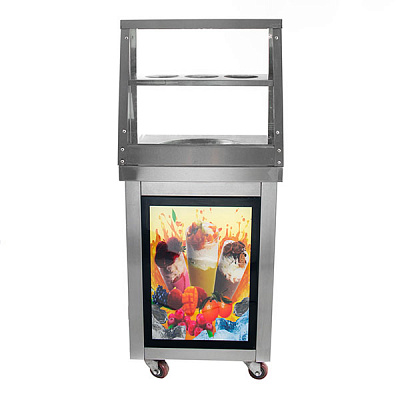 Фризер для ролл мороженого KCB-1Y FoodAtlas (контейнеры, световой короб) купить в Екатеринбурге