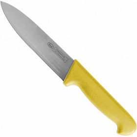Нож поварской 16 см Roal желтая пластиковая ручка купить в Екатеринбурге