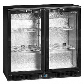 Шкаф холодильный со стеклом Tefcold DB200H барный черный купить в Екатеринбурге
