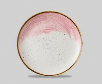 Тарелка мелкая 26см, без борта, StoneCast, цвет Petal Pink ASPPEV101 купить в Екатеринбурге