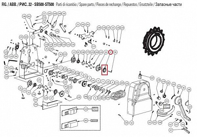 Звёздочка Z=16 SFX00027 для машины тестораскаточной т.м. WLBake серии DSF купить в Екатеринбурге
