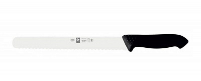 Нож для нарезки 25см с волнистой кромкой, черный HORECA PRIME 28100.HR12000.250 купить в Екатеринбурге