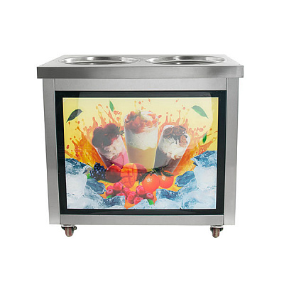 Фризер для ролл мороженого KCB-2Y FoodAtlas (световой короб) купить в Екатеринбурге