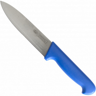 Нож поварской 16см Roal синяя пластиковая ручка купить в Екатеринбурге
