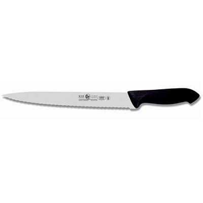 Нож для мяса 25см с волнистым лезвием, черный HORECA PRIME 28100.HR64000.250 купить в Екатеринбурге