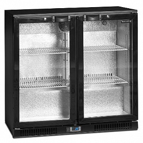 Шкаф холодильный со стеклом Tefcold DB200S барный черный купить в Екатеринбурге